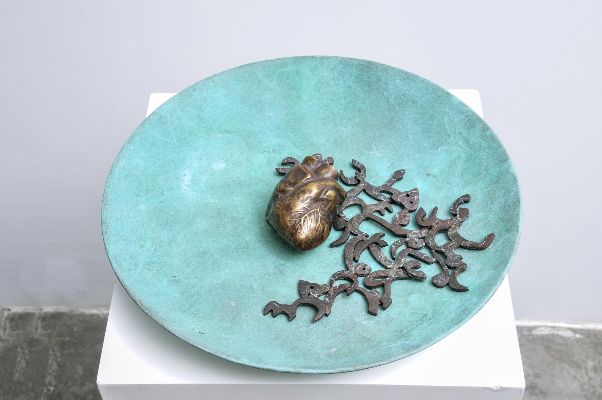 1 Farnaz Rabieijah Lover Two in One Bronze Ed.1 of 3 43x6 Cm 2015(1394)