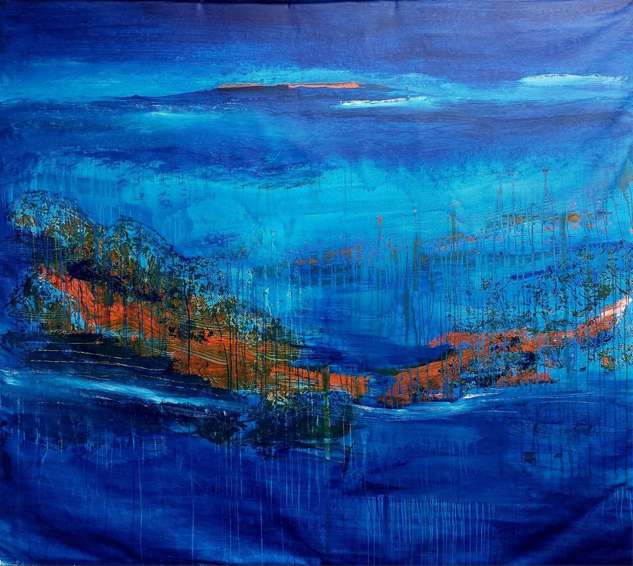 2 Sadaf Kobari Dream of Plain Acrylic on Canvas 160x180 Cm 2023(1402)